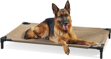 Pro Elevated Dog Bed - Low-Profile Access, Moisture-Resistant Cover, Breathable