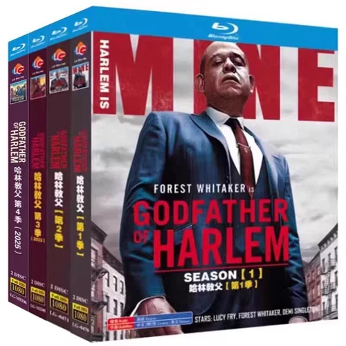 Godfather of Harlem Season 1-4：8-Disc New Box Set Sealed