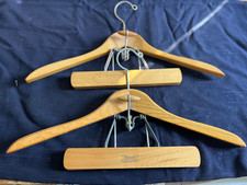 2 Setwell 17 1/2" Wooden Suit Hangers