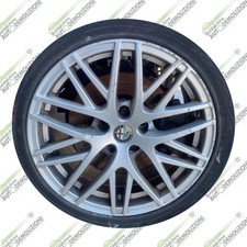 4 CERCHI IN LEGA ORIGINALI ALFA ROMEO GIULIETTA (940) RAGGIO 17 (PRIVI DI GOMME)