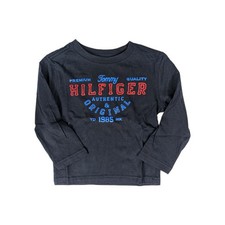 Tommy Hilfiger Long Sleeve T Shirt New Toddler 2T Logo 100 cotton boys