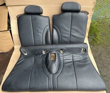 MINI ONE COOPER S R52 LEATHER REAR SEATS WITH ORANGE STITCHING 2004-2008