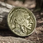 1935 d buffalo nickel Bold Date & Mint Mark F-VF As Pictured  #BN12