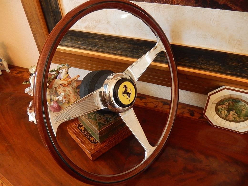 FERRARI 355 - 360 - 456 NARDI Steering Wheel Wood  15"  + Original Hub NOS NEW