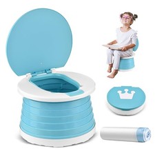 Portable Potty for Toddler Travel Foldable Potty Seat for Toddler Training To...