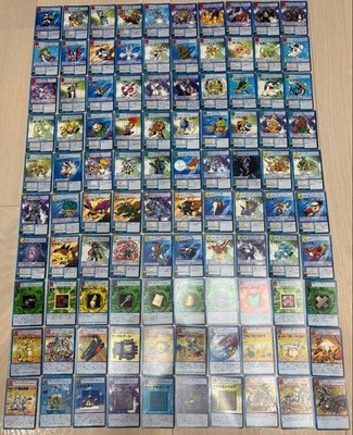 Bandai Digimon Card Game Old Back 100 Card Lot Trading Cards Authentic