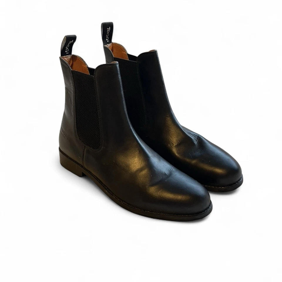 Toggi Ottowa handgefertigte Leder Jodhpur Stiefel - Größe 10 - schwarz