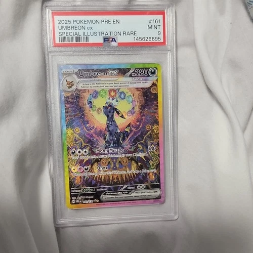 Pokémon Umbreon ex Special Illustration Rare 161/131 Holo Sv Prismatic PSA 9