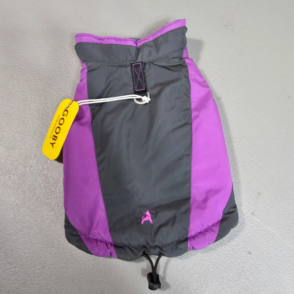 GOOBY TREKKING JACKET COAT SMALL DOG LAVENDER PURPLE FLEECE LINED - Image 2 of 4