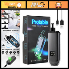 Portable LED Nose & Ear Hair Trimmer for Men ...