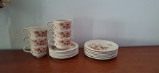 Poole Pottery - Summer Glory - Cups & Saucers and Tea Plates - Set of Six