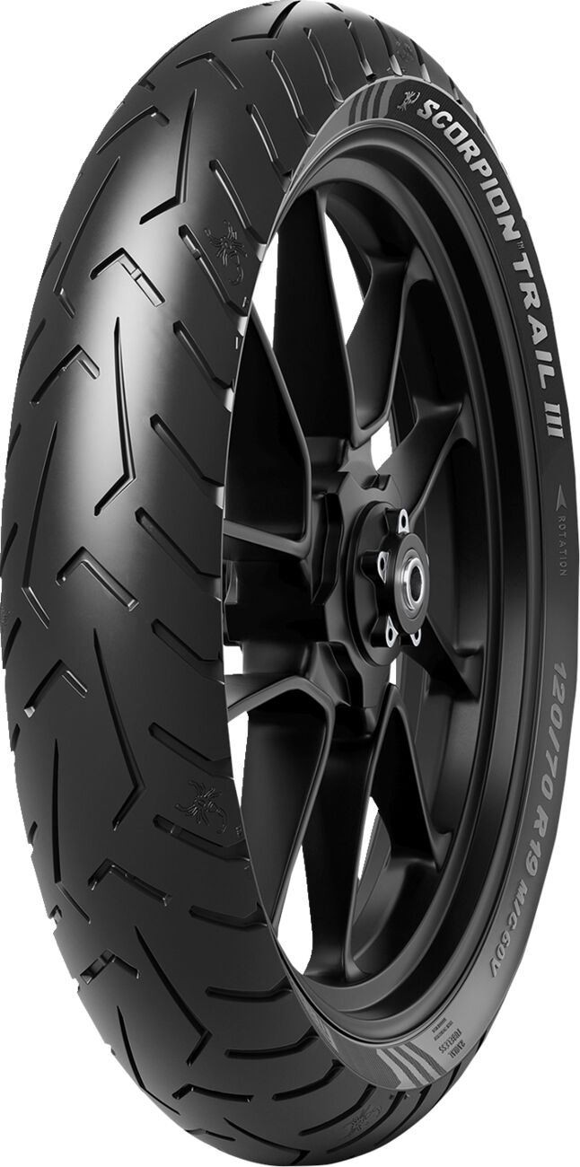 Pirelli Scorpion Trail Iii ( 120/70 Zr19 Tl 60W M/C, Front Wheel ) - Image 10