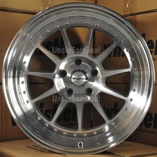 18x9.5 5x114.3 22 Offset Whistler Sk11 Machine Silver Lip 11 Spoke 4 Wheels Set 18x9.5 5x114.3 22 Offset Whistler Sk11 Machine Silver Lip 11 Spoke 4 Wheels Set