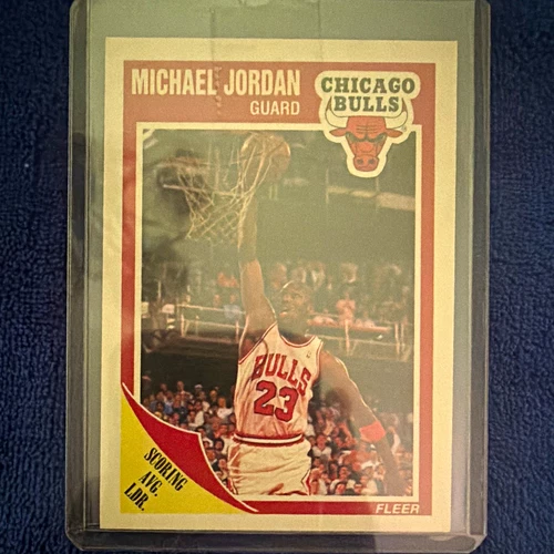 Fleer 1989-90 Fleer Michael Jordan #21 Chicago Bulls NBA Basketball Card