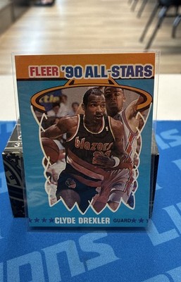 1990-91 Fleer - All-Stars Clyde Drexler #11