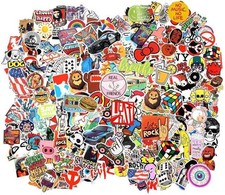 Cool Random Stickers Pack Of 155pcs Laptop Stickers Bomb Waterproof Vinyl Sticke