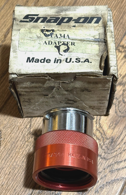 #ad 🇺🇸 Snap On Tools Cooling System Pressure Tester Adapter Radiator Tank Fitting $125.00