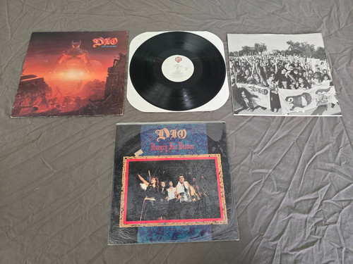 1st Press DIO LP Lot - Last In Line 84 / Hungry for Heaven UK 85 Vertigo SEALED
