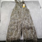 Carhartt Bib Overalls Youth 10 Camo Lands Mossy Oak Bottomland Canvas Insulated
