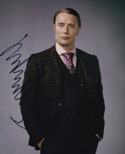 MADS MIKKELSEN signed autograph 20x25cm HANNIBAL in person autograph ACOA