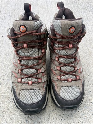 Merrell Women's Moab 2 Mid Waterproof Hiking Boots, Bungee Cord Sz 9.5