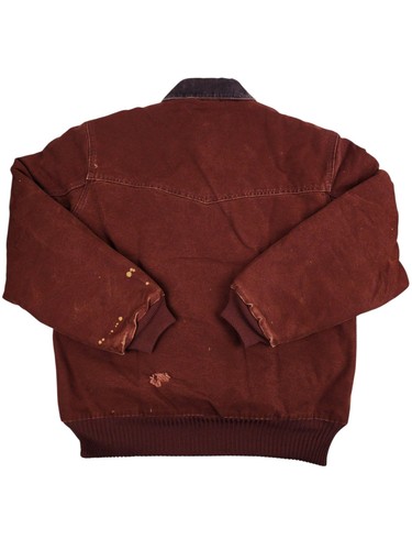 VTG Y2k CARHARTT Santa Fe Western Bomber Jacket J14 CLY Mens Size Medium Regular - Picture 2 of 9