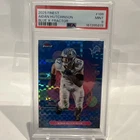 2025 Topps Finest Football Blue X-Fractor Aidan Hutchinson #186 PSA 9