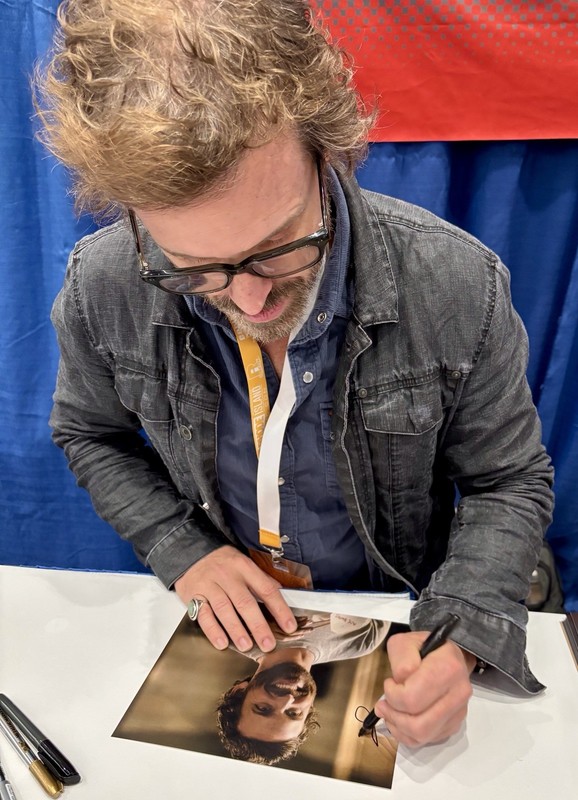 Rob Benedict hand signed Supernatural Chuck Shurley God photo auto SPN The CW