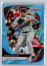 2020 Panini Prizm #74 Brad Keller Carolina Blue Prizm