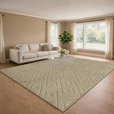 Modern Non Slip Large Area Rugs Living Room Bedroom Carpet Hallway Runner Mat UK