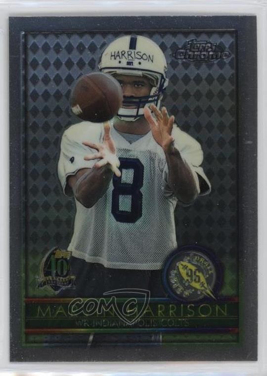 1996 Topps Chrome Marvin Harrison #156 Rookie RC HOF 1wv