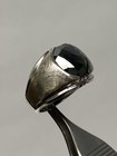 Vintage Mid Century Clark & Coombs Hematite Sterling Silver ring 10.4g Size 7.5 — photo 7