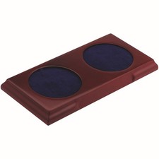 R4US Rectangle Wooden Base (2 X Trophy Award Recess) 8.75 X 4.25in