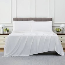 NEW Kirkland Signature 680 Thread Count 6-piece Sheet Set - White - King Size