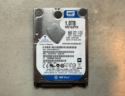 Western Digital 1TB WD10JPVT 5400RPM SATA 2,5" Laptop Interne Festplatte