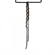 Wooden Beaded Braided Cord Women's Belt