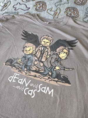 Supernatural T-Shirt - Dean, Sam And Cas - Supernatural TV Series T-Shirt