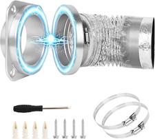 Magnetic Dryer Vent Connector Kit Dryer Vent Hose for Quick Connection and Disco