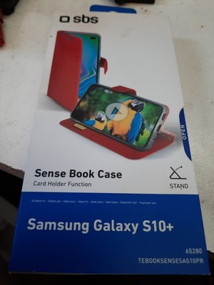 SBS Sense Book Case Tasche Etui Rot Für Samsung Galaxy S10+ / S10 Plus
