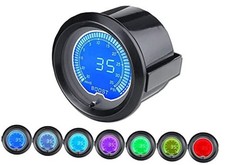 Black 7 Color Led Display 30 Psi Turbo Boostvacuum Gauge 7 Color Boost Gauge