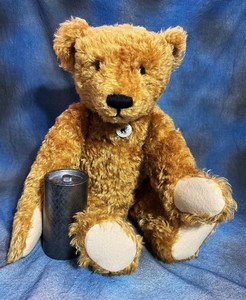 Steiff Teddy Bear Cinnamon Hot-Water Bottle With Certificates Low Number 1908