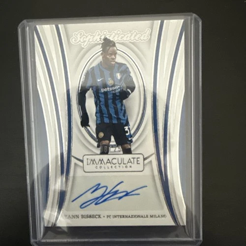 Panini Immaculate 24/25 Sophisticated Signatures Yann Bisseck Inter Milan /25