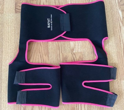 Waist and Thigh Trimmer Trainer Body Shaper Sweat Belt Size L