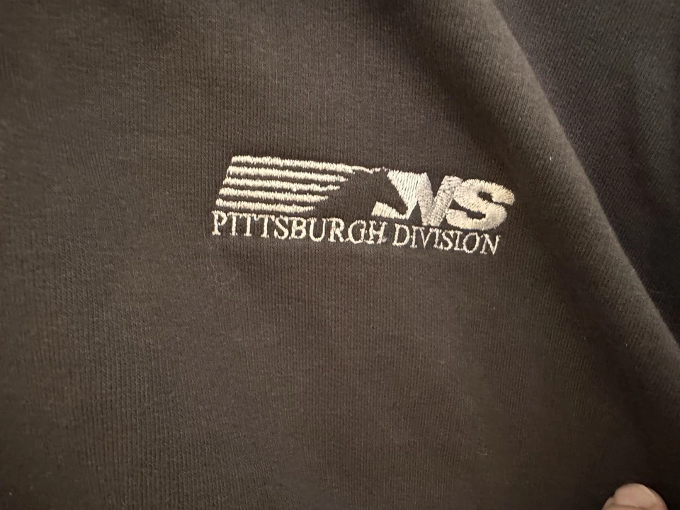 Sudadera con capucha con cremallera 3XLR Norfolk Southern Pittsburgh Division. Marca Berna. Negro Foto 2 de 4