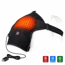 Heated Shoulder Pad Electric Heating Wrap Adjustable Pain Relief