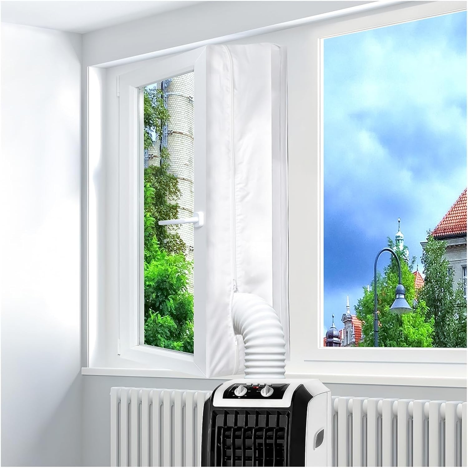 AUGOLA AC Window Seal Unit for Portable Air Conditioner And Tumble Dryer, Hot A