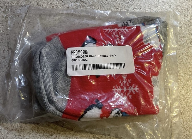 Pair Of Children’s Holiday Socks