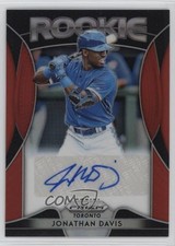 2019 Panini Prizm Rookie Auto Red Prizm Jonathan Davis #RA-JD Auto 0r4
