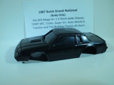 HO scale Slot Car Custom Resin body 1987 Black Buick Grand National Fits AFX