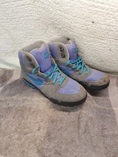 Vintage 1990's Nike Caldera ACG Hiking Boots Women Size 9 Purple Gray Suede